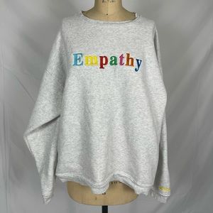 NWOT Mayfair Empathy Sweatshirt One Size Womens